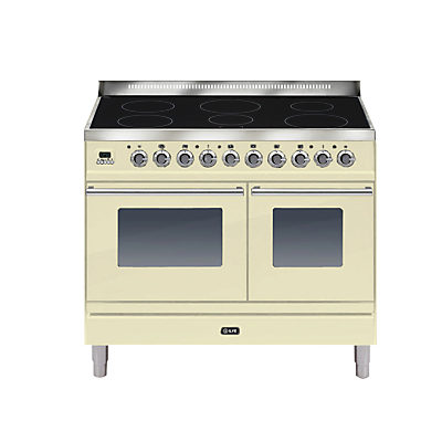 ILVE PDWI100E3 Roma Freestanding Induction Range Cooker Cream